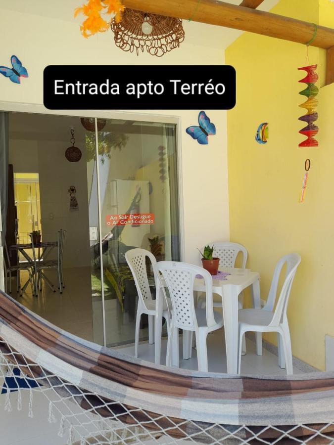 Apto Aconchegante Na Praia Coroa Vermelha Santa Cruz Cabralia Luaran gambar