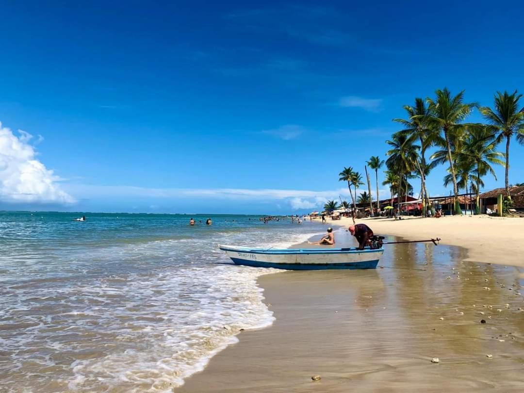 Apto Aconchegante Na Praia Coroa Vermelha Santa Cruz Cabralia Luaran gambar